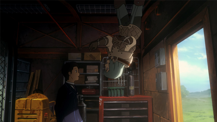 Patema and Age have reverse gravity and orientation