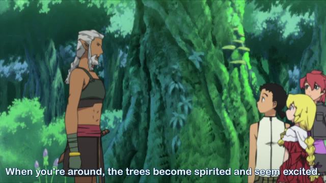 Then he is praised by the king because his very presence is causing the forest itself to glow with joy.  You can’t make this stuff up. 